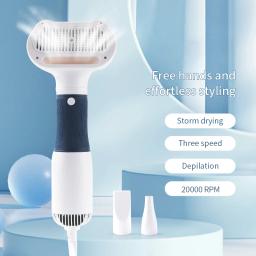 3 in1 Pet Dog Secador Silencioso Dog Secadores de cabelo e pente Escova Grooming Kitten Cat Hair Comb Puppy Fur Blower Low Noise Temprature - Image 3