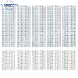10 peças kit de placas de ensaio mb102 inclui 5 peças 830 pontos 5 peças 400 pontos placas de ensaio sem solda para arduino - Image 1