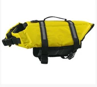 Colete salva-vidas do cão ajustável com alça de resgate de segurança do esporte colete roupa do cão filhote de cachorro flutuante terno de natação para todos os cães de estimação - Image 1
