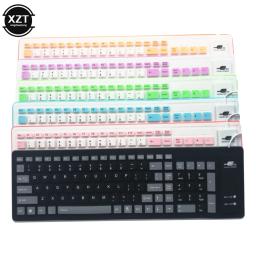 Portátil impermeável e Dustproof Silicone teclado, USB dobrável, 103 chaves, com fio para PC, laptops - Image 3