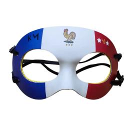 2024 nova imitação mbappe galo máscara futebol basquete esportes de proteção anti-colisão nariz proteção facial - Image 2