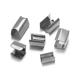 100 pçs 5x10mm metal quadrado cabo de couro de crimpagem final bonés corda prendedor clipe de corda para diy pulseira jóias fazendo descobertas - Image 3