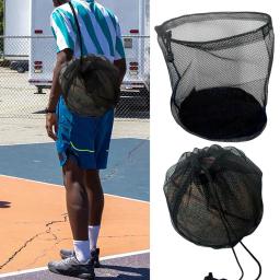 Durável malha esportes armazenamento saco, cordão Sling, cordão, basquetebol, voleibol, transportar solução - Image 6
