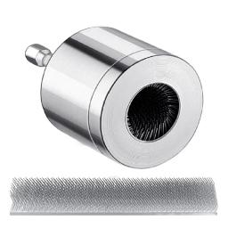 Tubo de cobre Escova de limpeza, alça hexagonal, Full-Metal Tubo Ferramenta de limpeza para broca Power, 1 in, 2in Shank - Image 1