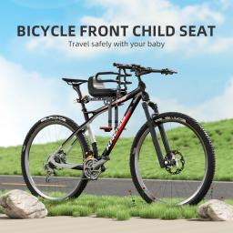 Substituição do assento de bicicleta infantil com guidão, destacável frontal montado, assento de bicicleta com pedais, crianças 2 a 5 anos - Image 2