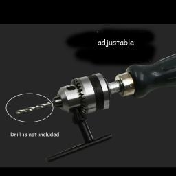 Ajustável Pin Vise Modelo Mão Ferramenta Broca, Chuck Capacidade 0.6-6mm, Fit Brocas, Chave de Fenda Bit Plus - Image 3