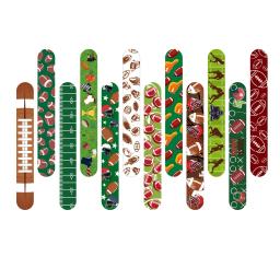 Rugby tapa pulseiras para menino, 12pcs, esportes, futebol americano, tiro metas, pulseira, decoração da festa de aniversário, presentes para crianças - Image 6