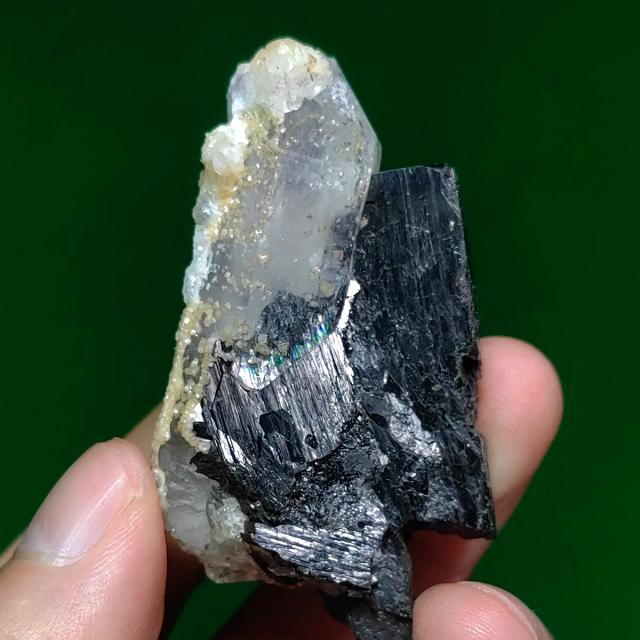 Espectacular Exemplar de Pedras Minerais e Cristais de Wolframite Natural da Mina Yao Gang Xian - C4-3A