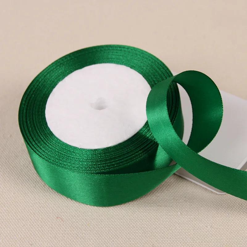 Fitas de cetim diy, 6/10/15/20/25/40/50mm, artesanato, materiais para festas de casamento, costura, material 22 metros - Image 1