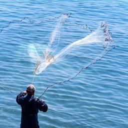 Rede de pesca de três camadas para peixes, malha armadilha, equipamentos ao ar livre - Image 1