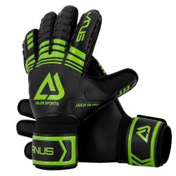 Luvas de futebol de látex resistentes ao desgaste antiderrapante, Luvas engroçadas do goleiro, Proteção dos dedos, Futebol Handguard - Image 3