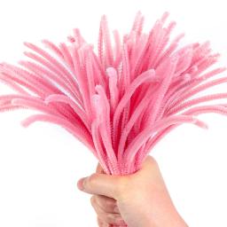 Colorido Chenille Pipe Cleaners Craft para crianças, hastes artesanais, furar limpadores, DIY Artes Suprimentos, brinquedos educativos para crianças, 40 pcs, 100pcs - Image 4