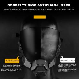 Cyberpunk Tactical Full Face Mask, Máscara Cosplay Respirável, Halloween Masquerade, CS Paintball, Acessórios de Caça - Image 5