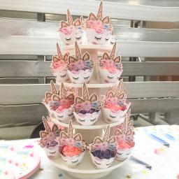 Unicorn Party Supplies Set, papel descartável Placas copos e guardanapos, perfeito para festas de aniversário, Baby Shower Decorações - Image 5