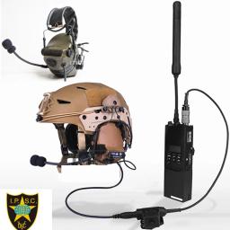 Tactical ComTac III Dual Com Redução de Ruído Headset, fone de ouvido para TCA, TRI, HARRIS, PRC-152, PRC-148, Walkie Talkie Radio - Image 5