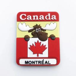 Magnetic Frigorífico Adesivo, Creative Cola Gotejamento, Turismo Decoração Comemorativa, Artesanato Presente, Canadá Espanha França e Quênia - Image 5
