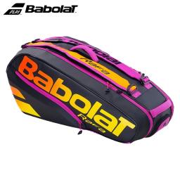 Saco de raquete de tênis Babolat Aero, mochila de grande capacidade masculina e feminina, bolsa esportiva para 6 raquetes de tênis, original - Image 1