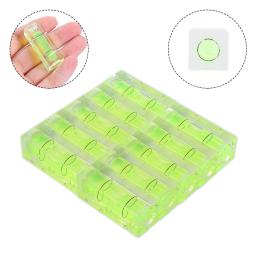 Nível de bolha horizontal para murais, balanceador quadrado, transferidor verde, ferramentas de medição suspensas, 40x15x15mm, 5 pcs, 10pcs - Image 2