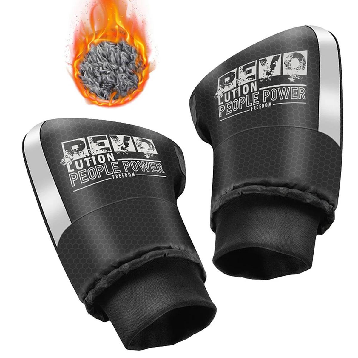 Motocicleta Guidão Muffs Luvas, Punho Quente, Impermeável, Windproof, Motorbike Grip, Tampa Térmica, Acessórios para Motocicleta, Inverno - Image 1