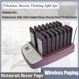 Wireless Guest Calling System, Restaurante Buzzer, Pager para Café, Sobremesa, Igreja, Alimentos, Caminhão, Tribunal, Sinal Estável, 315 MHz - Image 1