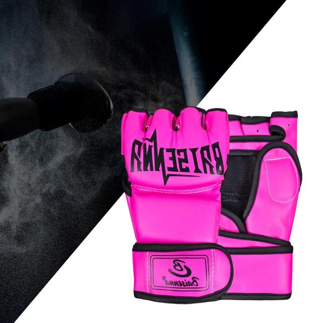 Luvas de MMA Metade Dedo para Sparring e Grappling - Proteção Ideal para Artes Marciais, Karatê e Boxe