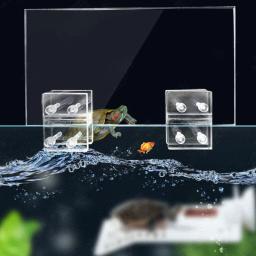 2 pçs tanque peixes aquário vidro capa titular acrílico suporte ferramenta - Image 5