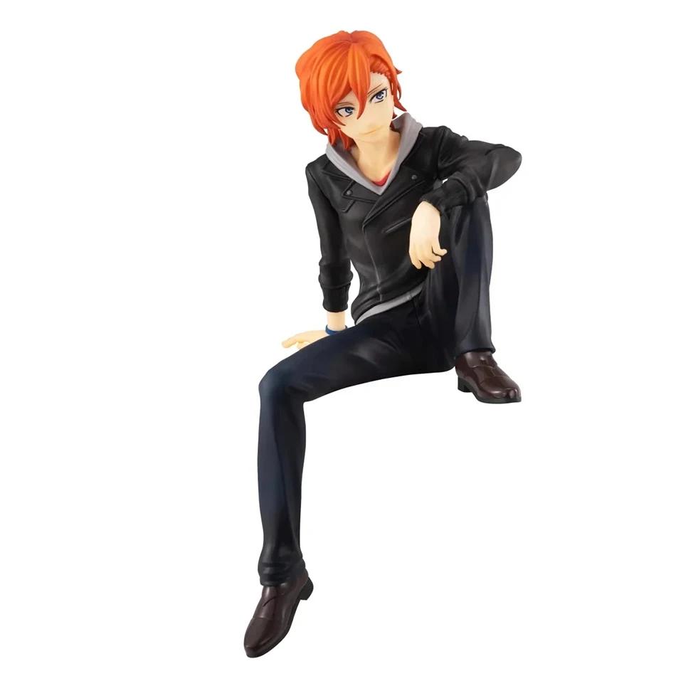 Coleção japonesa de estatuetas, FuRyu Bungo cães vadios, figura de imprensa Dazai Osamu Noodles, brinquedos fofos, 12cm - Image 1