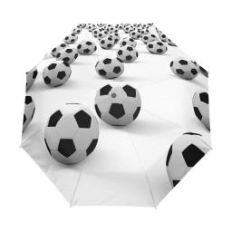 Windproof Folding Rain Umbrella, guarda-chuva esporte futebol guarda-chuvas viagem, jogo de bola, futebol, compacto, leve para adolescentes, adultos, homens, meninos - Image 3