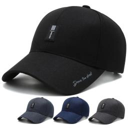 Boné de beisebol com letra para homens e mulheres, casquete snapback ajustável para esportes, boné de algodão, marca de luxo, moda inverno - Image 1