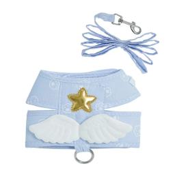 1/conjunto cão gato arreios coleira conjunto acessórios para animais de estimação kawaii anjo asa colete arnês para cães gatos personalizado gatinho filhote de cachorro suprimentos - Image 5