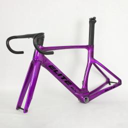 Quadro de cascalho de carbono 700*32c 2025 r58 t1000 quadro de bicicleta de estrada de carbono t47 cabo escondido conjunto de quadros de bicicleta de estrada 140mm/160mm freio a disco - Image 5