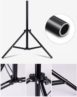 Tripé de Viagem Extensível para Projetor, Suporte de Iluminação Fotográfica, Suporte para Câmera, 1/4 Parafuso, Exterior, 110cm, 160cm - Image 6