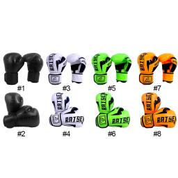 Luvas de Boxe de Couro PU para Adultos e Crianças, Treinamento, Luta, Muay Thai, Kickboxing, Karatê, Sanda - Image 5