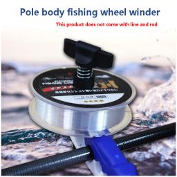 Linha de pesca portátil Winder, Spooler, Carretéis Ferramentas, Máquina, Spinning, Baitcasting, Spool, Spooling Station, Ferramenta - Image 5