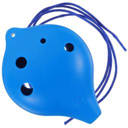Brinquedo Ocarina Plástico Criativo para Iniciantes, Portátil e Mini Apito para Iniciantes, Instrumento de Sopro, 6 Buracos, Alto, Crianças, Bebé, Modelagem - Image 2