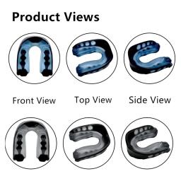 Esportes protetor bucal para todos os jovens e adultos, futebol protetor bucal, futebol, boxe, hóquei, 2pcs - Image 4
