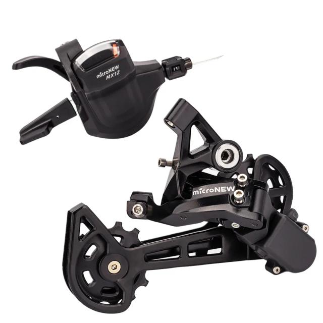 Kit Completo ZTTO de 12 Velocidades para Bicicleta MTB: Shifter, Desviador Traseiro e Embreagem 1x12 para Cassete 52T