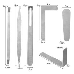 Saxofone kit ferramenta de reparo pressão almofadas aço inoxidável chave capa ajuste primavera gancho & caixa para sax flauta clarinete oboé - Image 4