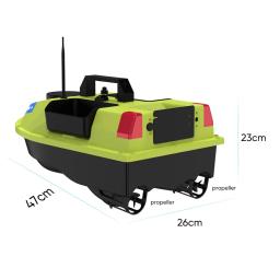 GPS RC Barco Isca, Controle Remoto Sem Fio, Barco Alimentador, 3 Recipientes Isca, 600m - Image 2