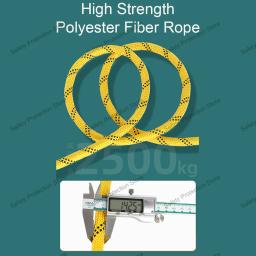 High Altitude Work Safety Harness, Cinto De Segurança De Corpo Inteiro, Escalada Ao Ar Livre, Equipamento De Proteção De Construção, Corda, 5 Pontos - Image 6