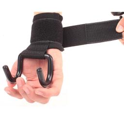 Luva Protetora De Levantamento De Peso De Fitness, Suporte De Pulso Barbell, Equipamento De Esportes De Punho Único, Treinamento De Potência, Gancho De Mão Sem Estirpe - Image 2