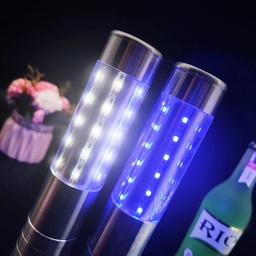 Eletrônico Sparklers Glowing Stick, LED Garrafa Strobe Baton, Bar Night Club Decoração Do Partido, fornecedor Acessórios - Image 5