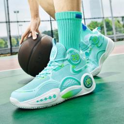 Calçado desportivo antiderrapante confortável para homem e mulher, basquetebol, resistente ao desgaste, treino de ginásio, nova moda, 45 - Image 1