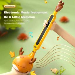 Instrumento Musical Eletrônico para Meninos e Meninas, Sintetizador Portátil, Girino Elétrico, Brinquedos Engraçados, Presente de Natal - Image 3