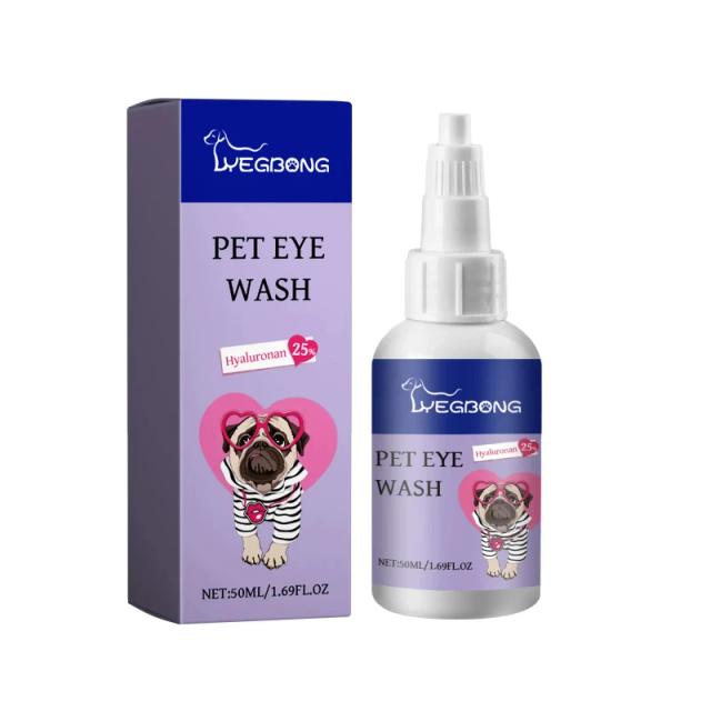 Removedor de Manchas de Lágrima para Cães - Limpador de Goma Ocular Seguro e Eficaz 50ml