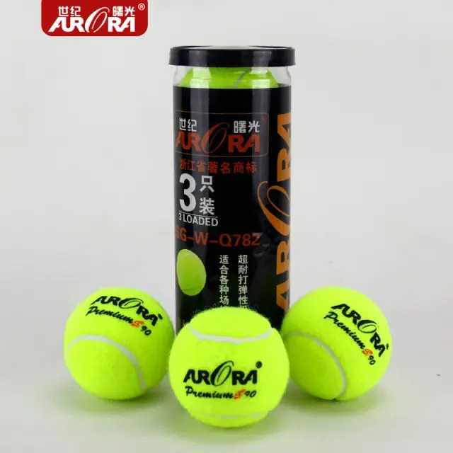 Pacote com 3 Bolas de Tênis de Alta Performance