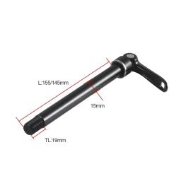 Bolany haste de eixo passante de liberação rápida para suspensão de garfo de bicicleta 15x1 0/110mm liga de alumínio através do eixo para mtb boost hub cubo - Image 3