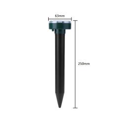 Vibrador Elétrico Repelente De Ultrassom, Bateria Solar Powered, Poderosos Jardins Ao Ar Livre, Mole Snake Mouse Pest - Image 5