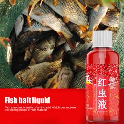 Red Worm Fish Bait Additive, Líquido Concentrado, Atrativo de Peixe com Perfume Sanguíneo, Acessórios de Pesca Universais, 60ml - Image 3
