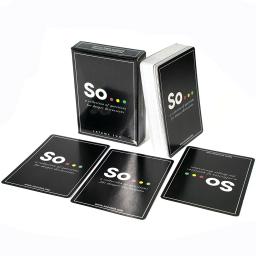 Jogo de Cartas para Adultos e Famílias, Lazer Jogo de Tabuleiro, Estilo Especial, Cartas So, Conversação Inicial, Alta Qualidade, Festa - Image 4